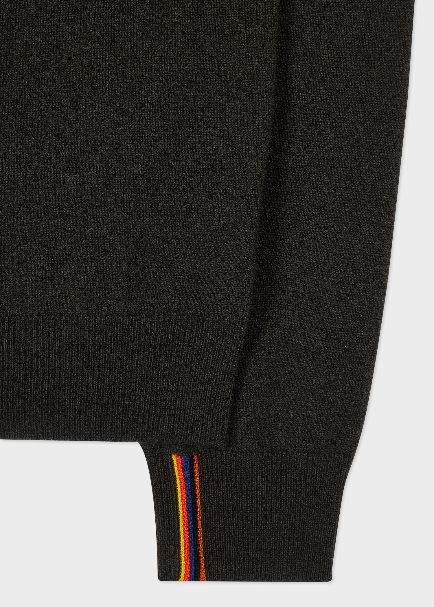 Dark Green Cashmere Crew Neck Sweater - 2