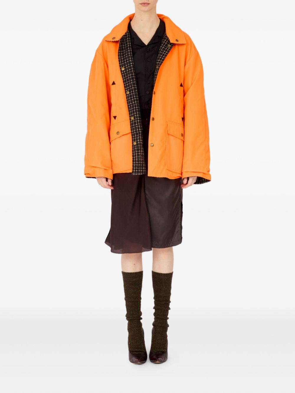 press-studded jacket - 2