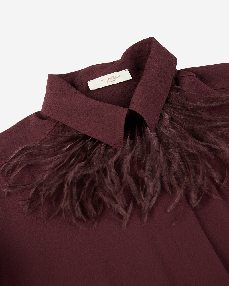 Silk and acetate crêpe de chine slim fit shirt 6