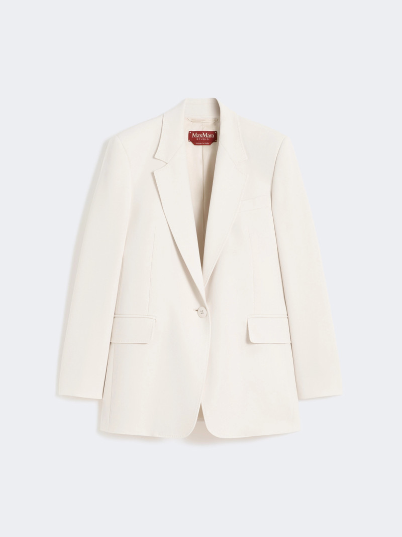 BOSCO Single-breasted cady blazer - BEIGE 1