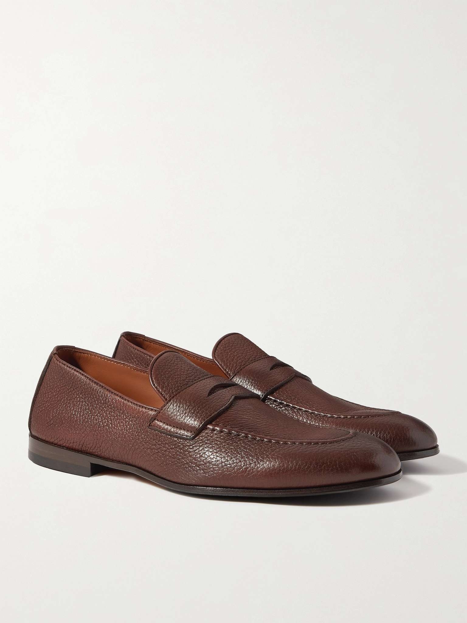 Full-Grain Leather Penny Loafers - 4