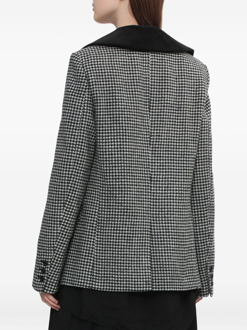 houndstooth collar blazer 4