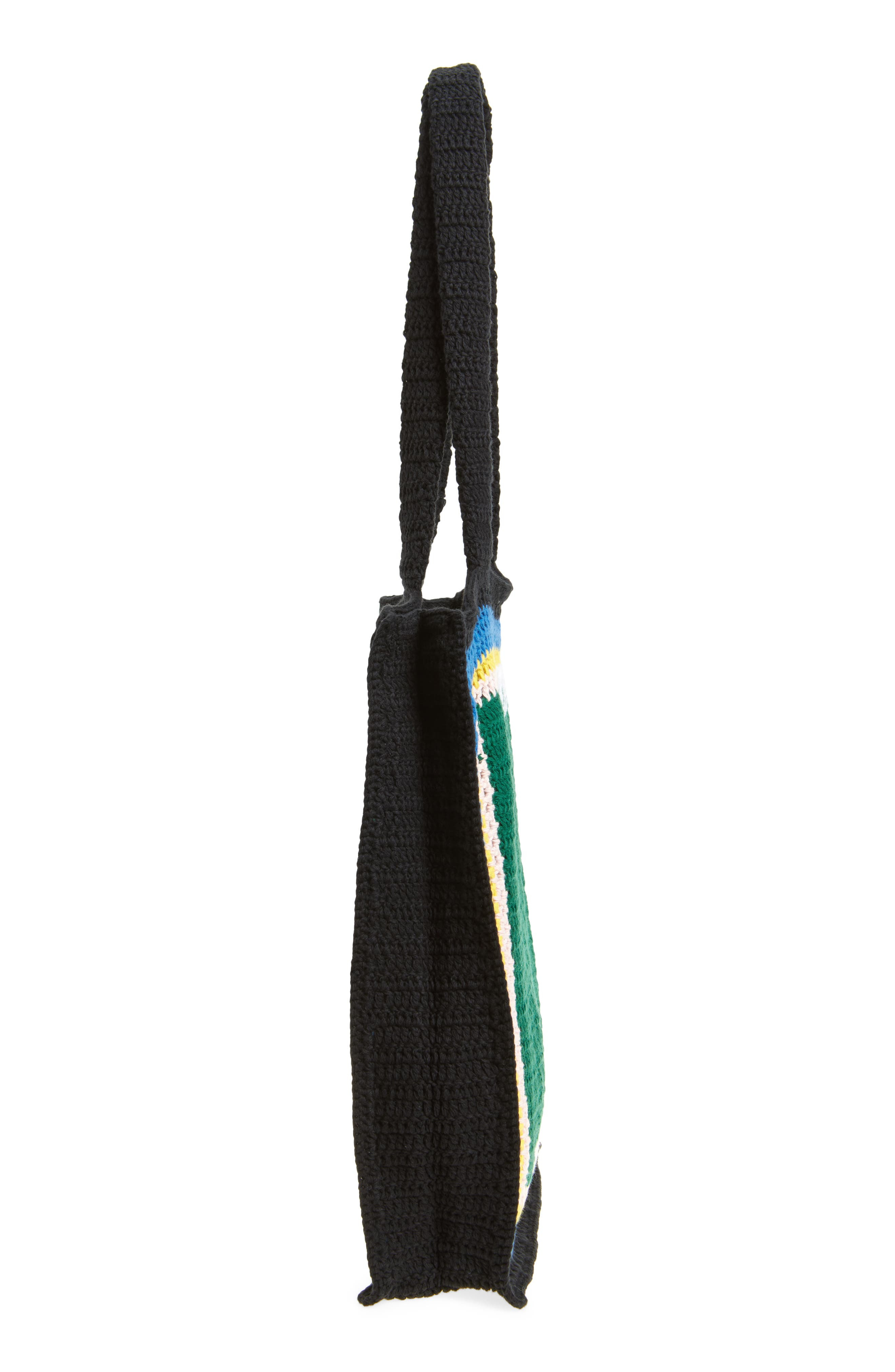 Casablanca Crochet Tennis Bag Tote in Green at Nordstrom - 6