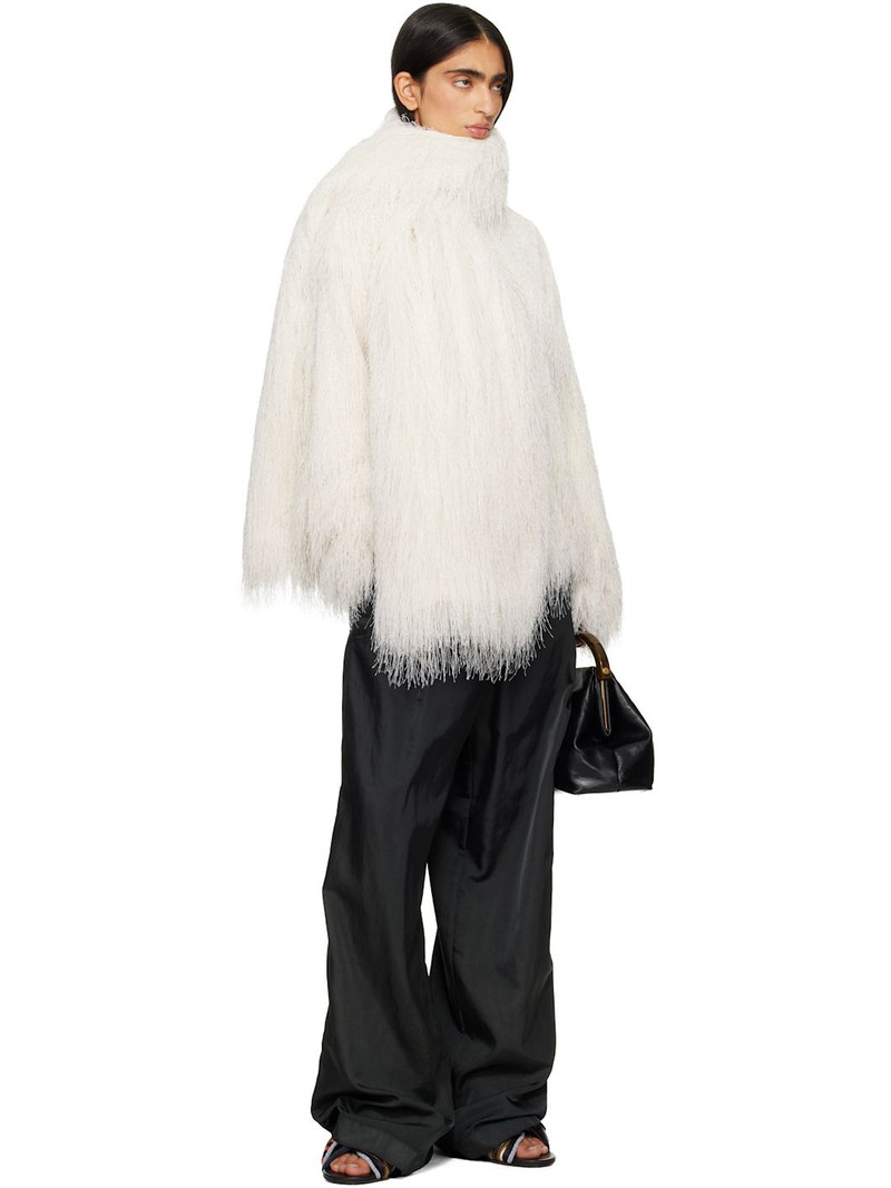 Dries Van Noten White Gusto Scarf outlook