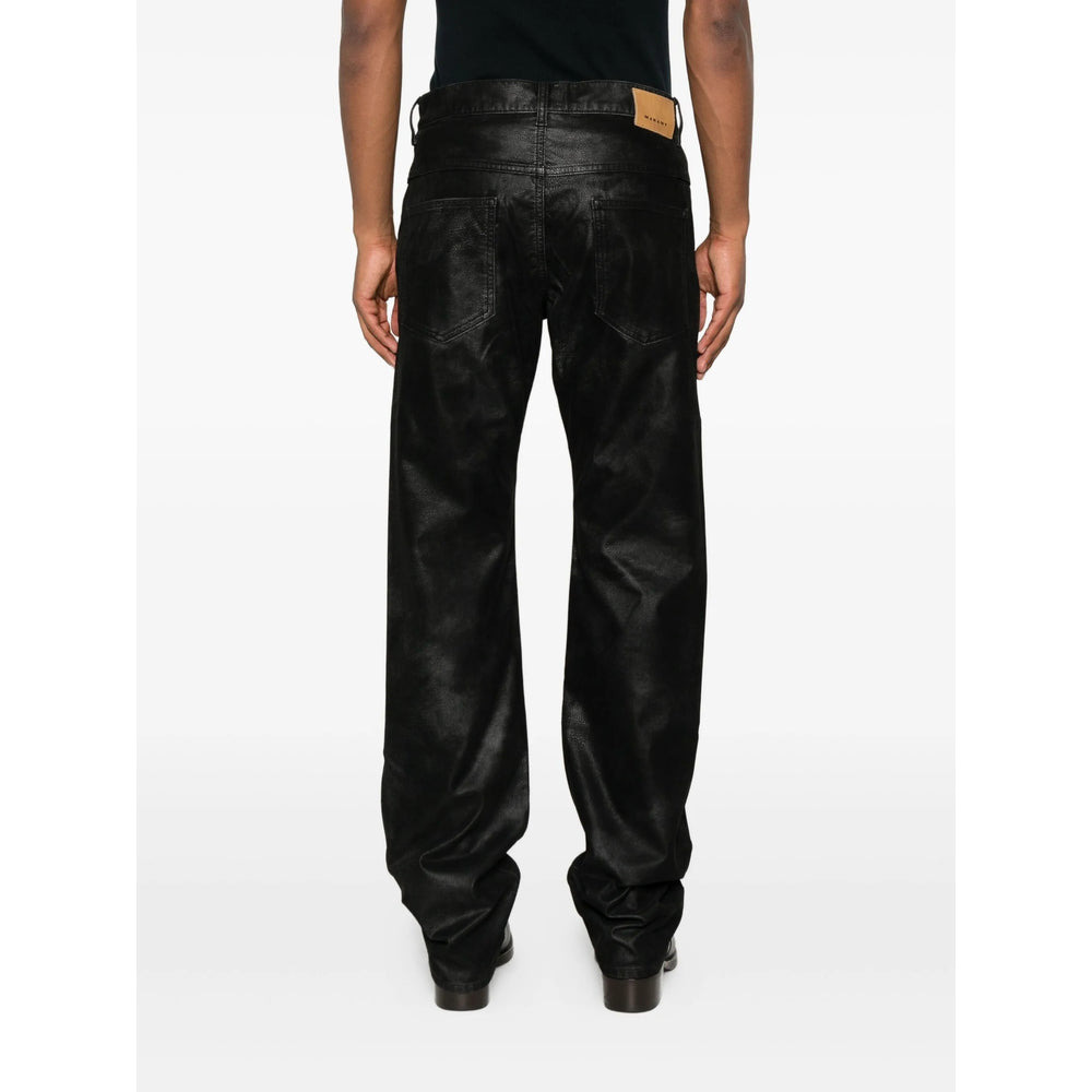Isabel Marant Black Trousers - Regular & Straight-Leg Trousers Men - 4