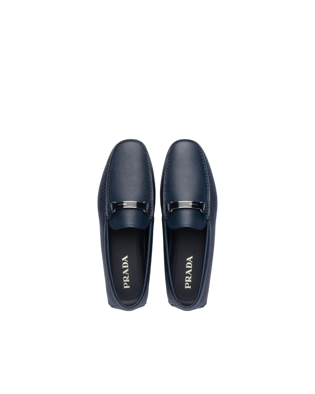 Saffiano leather loafers - 4