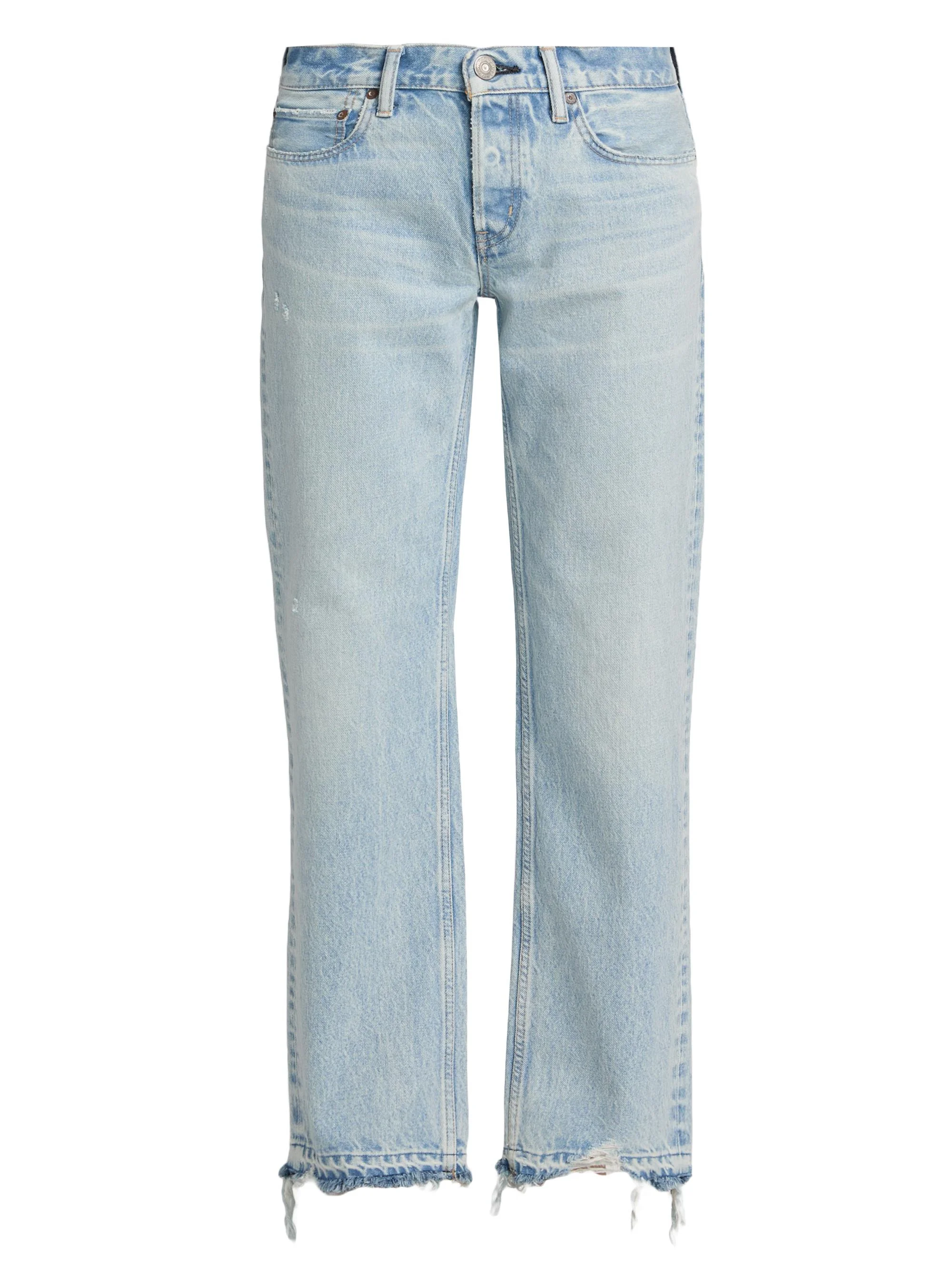 Women's Barrington Low-Rise Straight-Fit Jeans - Light Blue - 1