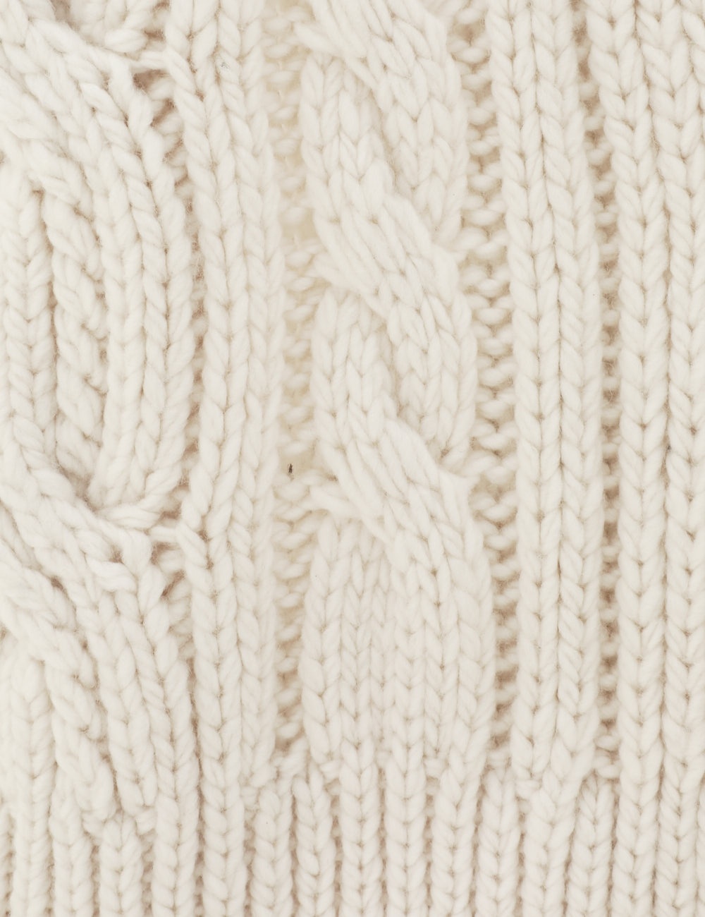 CABLE KNIT SCARF - 3