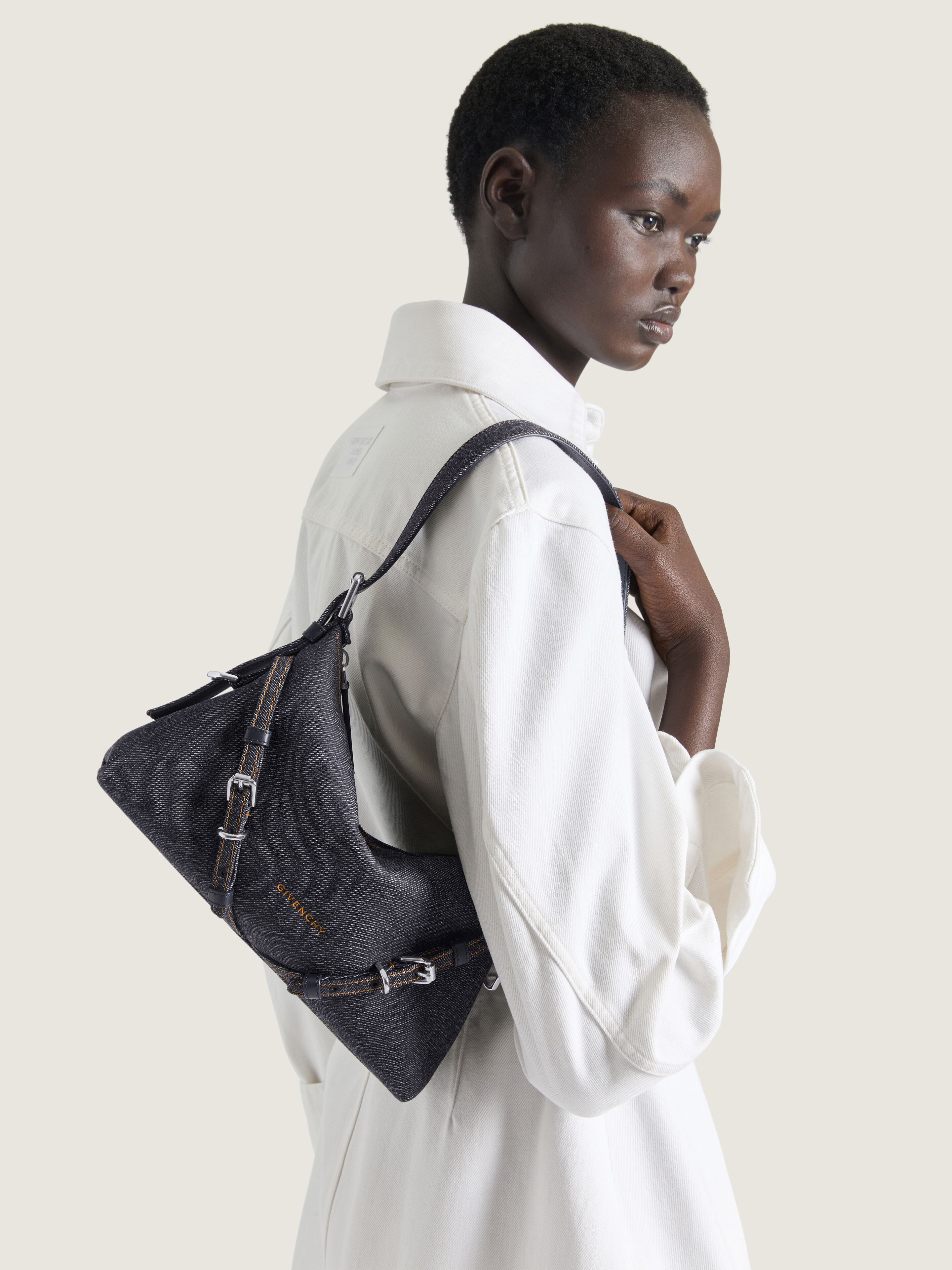 MINI VOYOU BAG IN DENIM - 2