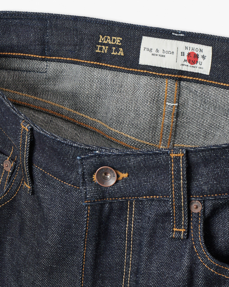 Fit 3 Athletic Jeans rb Selvedge in Raw Indigo 6