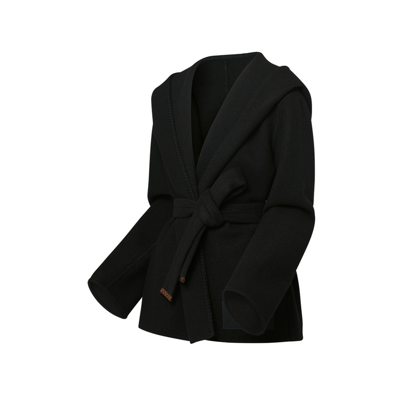 Louis Vuitton Signature Short Hooded Wrap Coat outlook