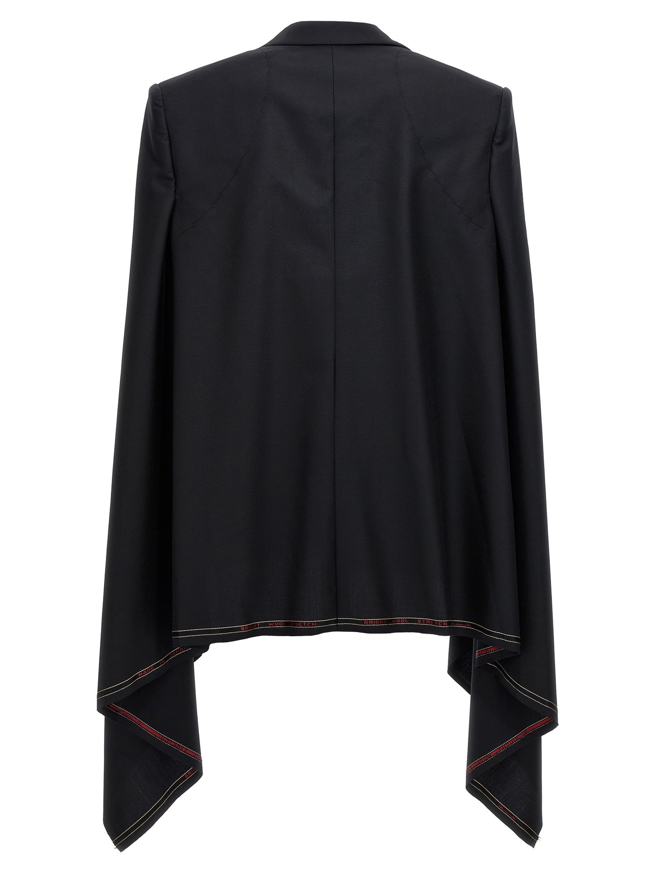 Seymo Wool Cape Capes Black - 2