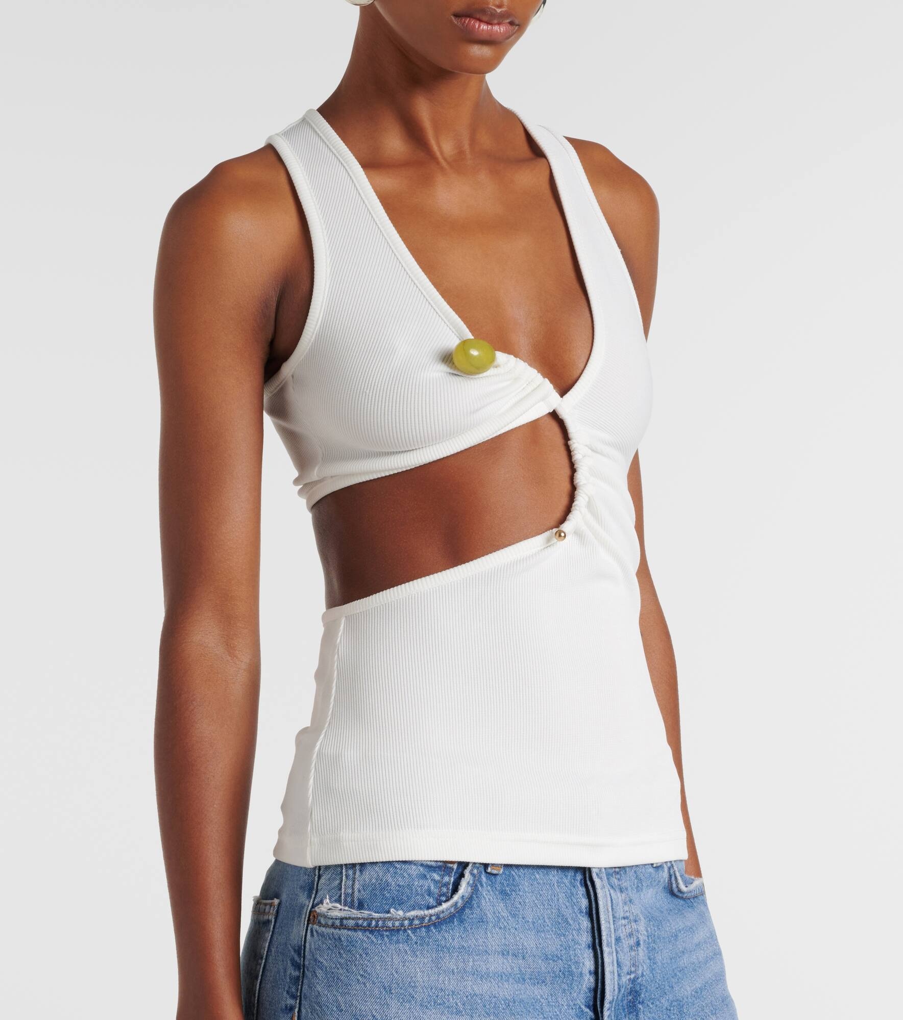 Arc Stone ribbed-knit tank top - 6
