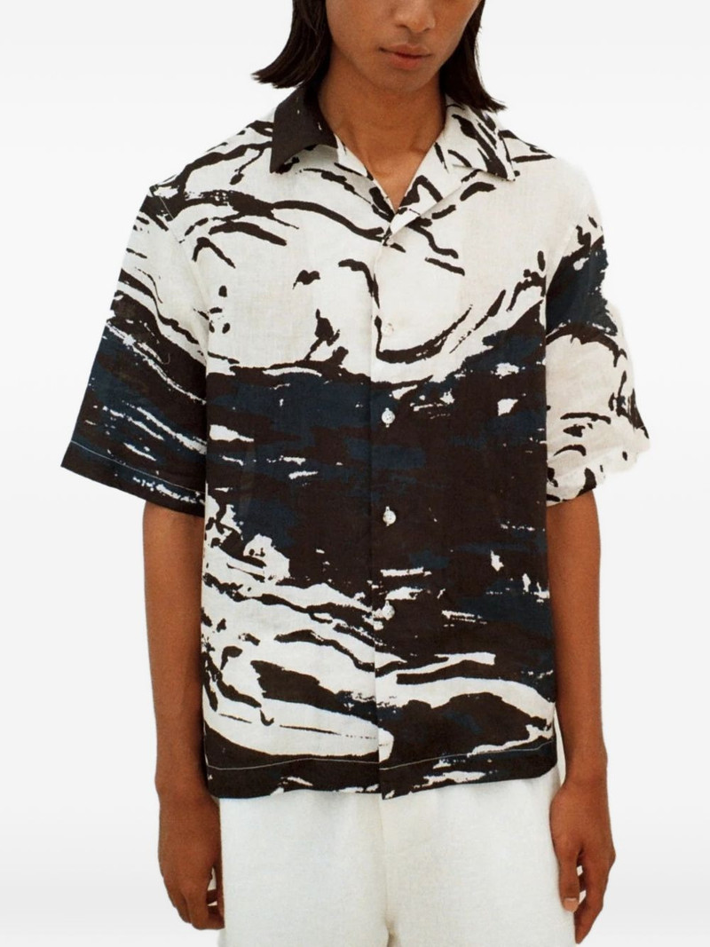 abstract-print short-sleeve shirt 1