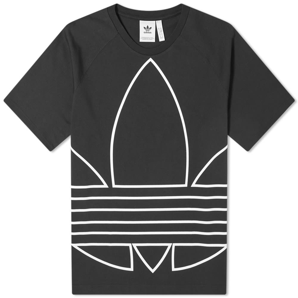 Adidas Big Trefoil Outline Tee - 1