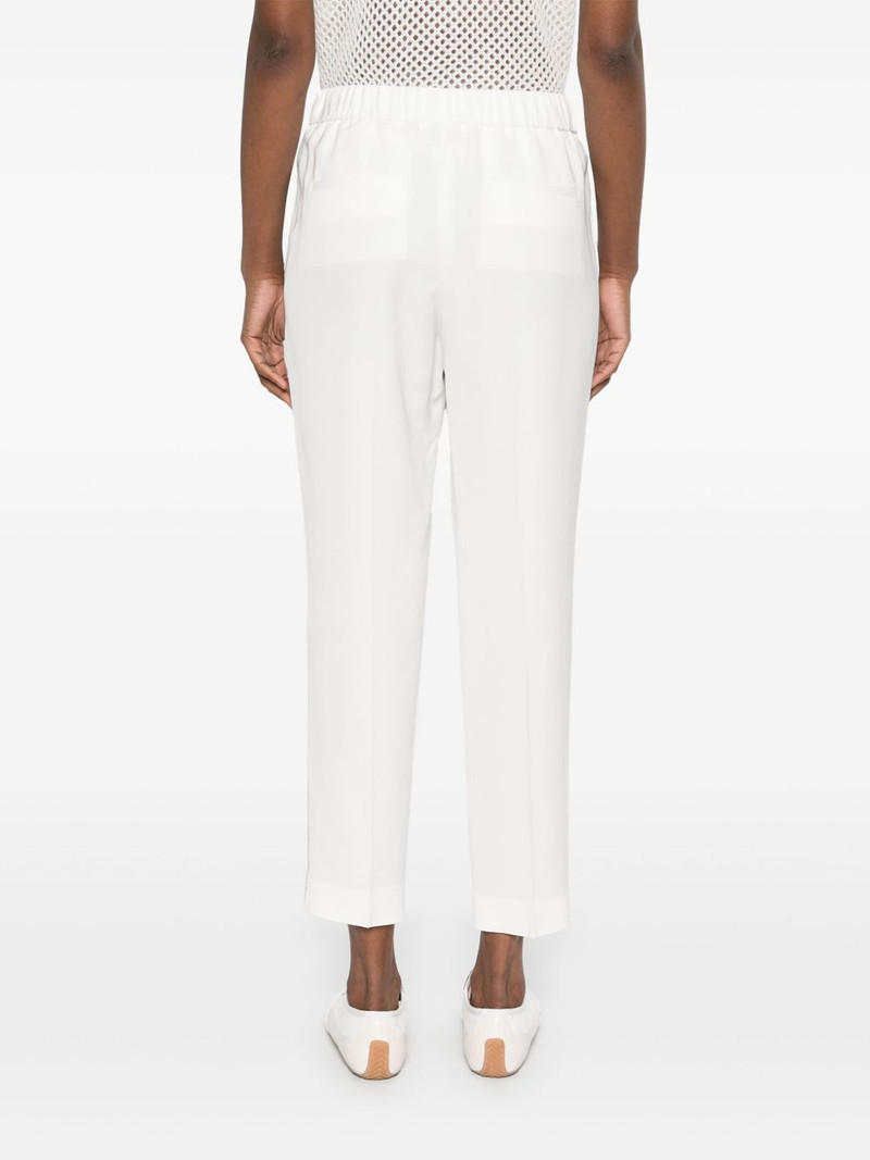 beaded trim-detail trousers 4