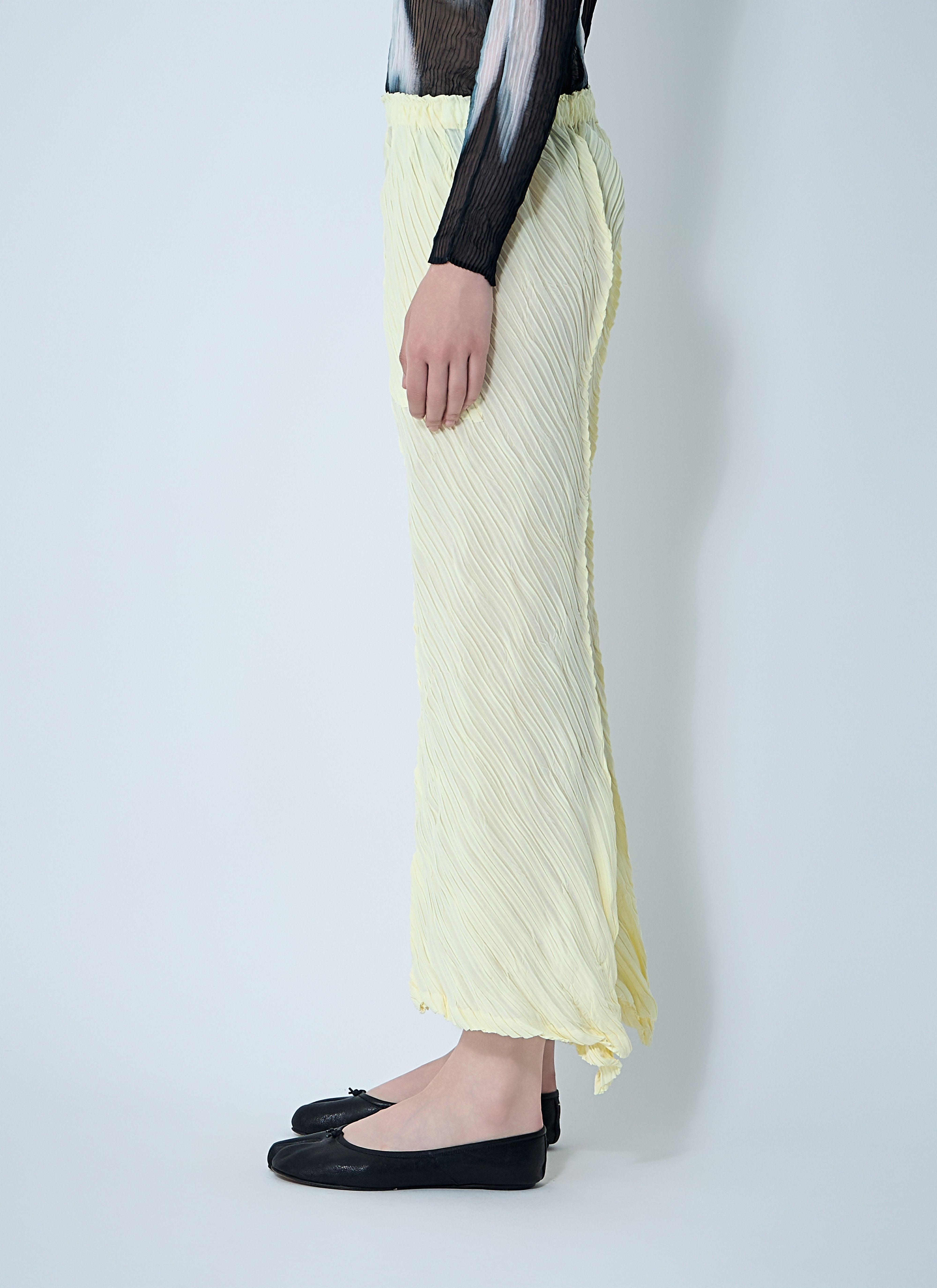 Issey Miyake Women Wrinkled And Twisted Pants - 3