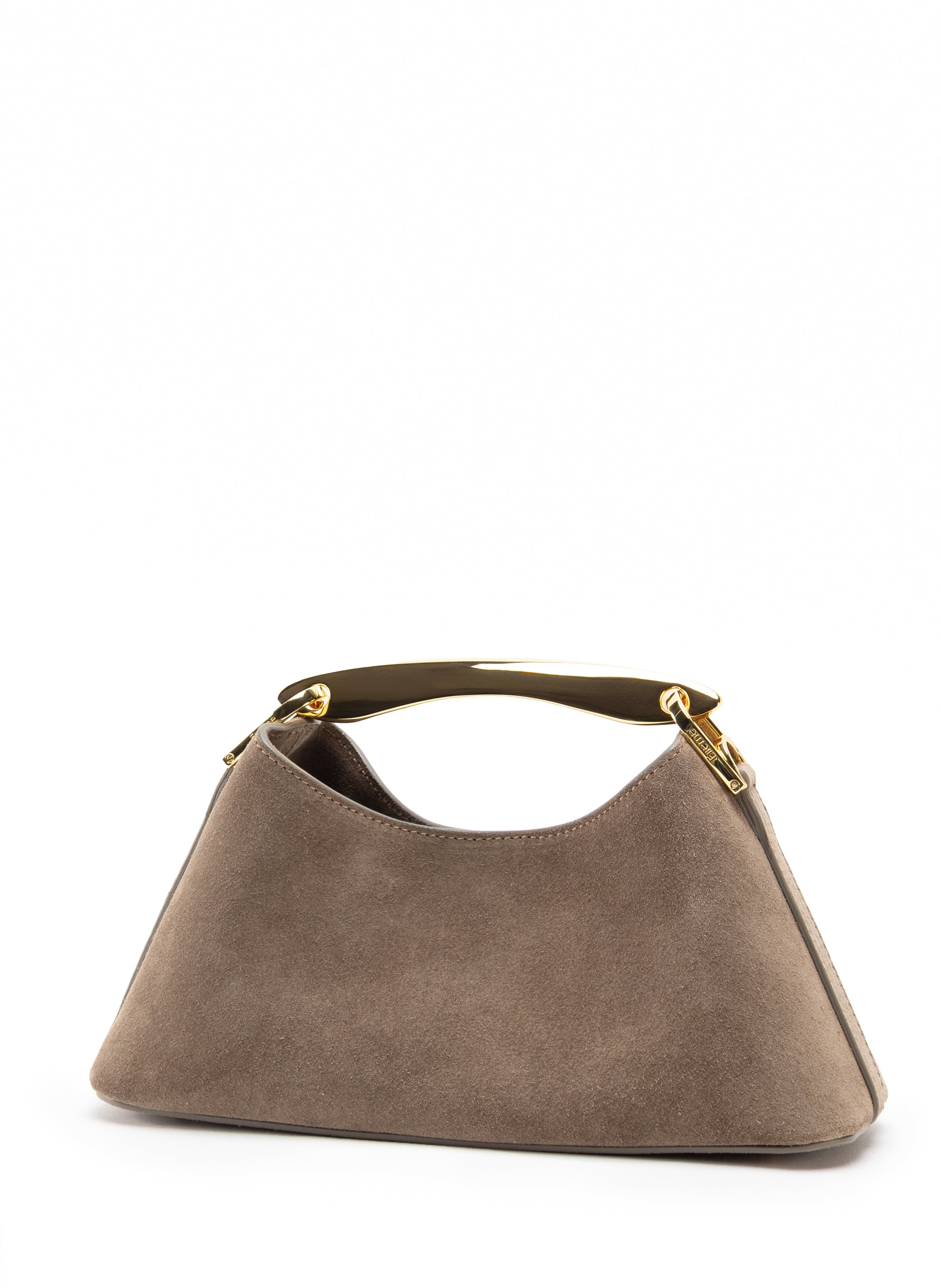 Mini Boomerang Suede Taupe - 2