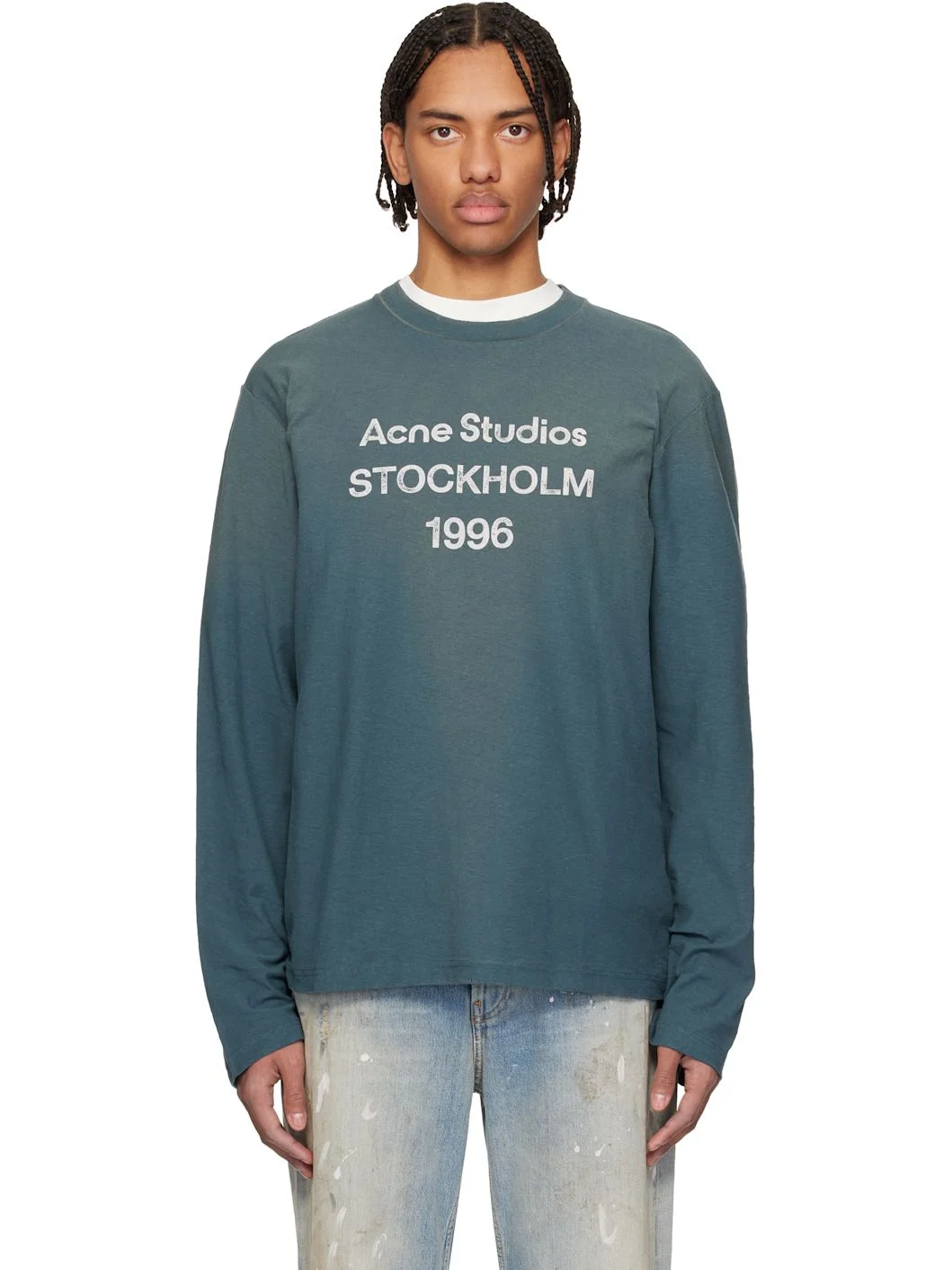 Blue Relaxed Fit Logo T-shirt - 1