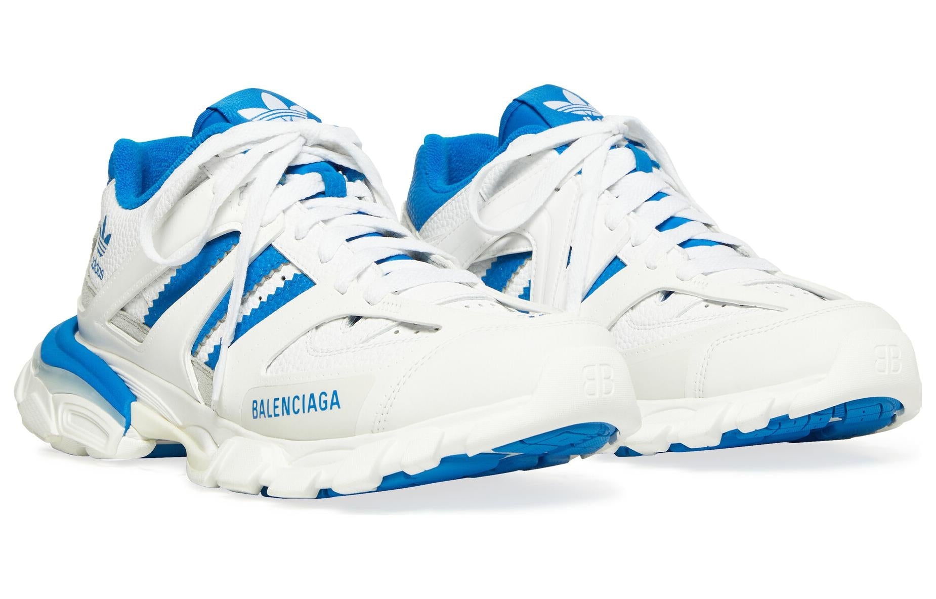 adidas gazelle silver green womens Balenciaga x Adidas Men's Speed Knit Blue High Top Sneakers main image 0