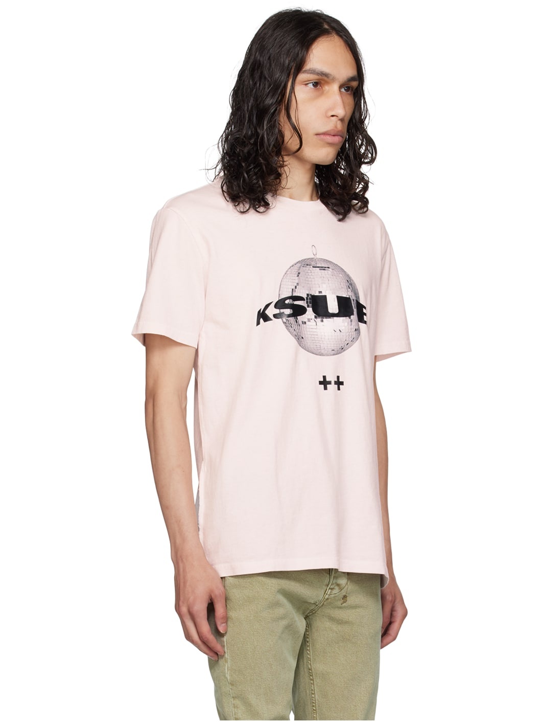 Buy Disco Kash Ss Tee Dusti Pink