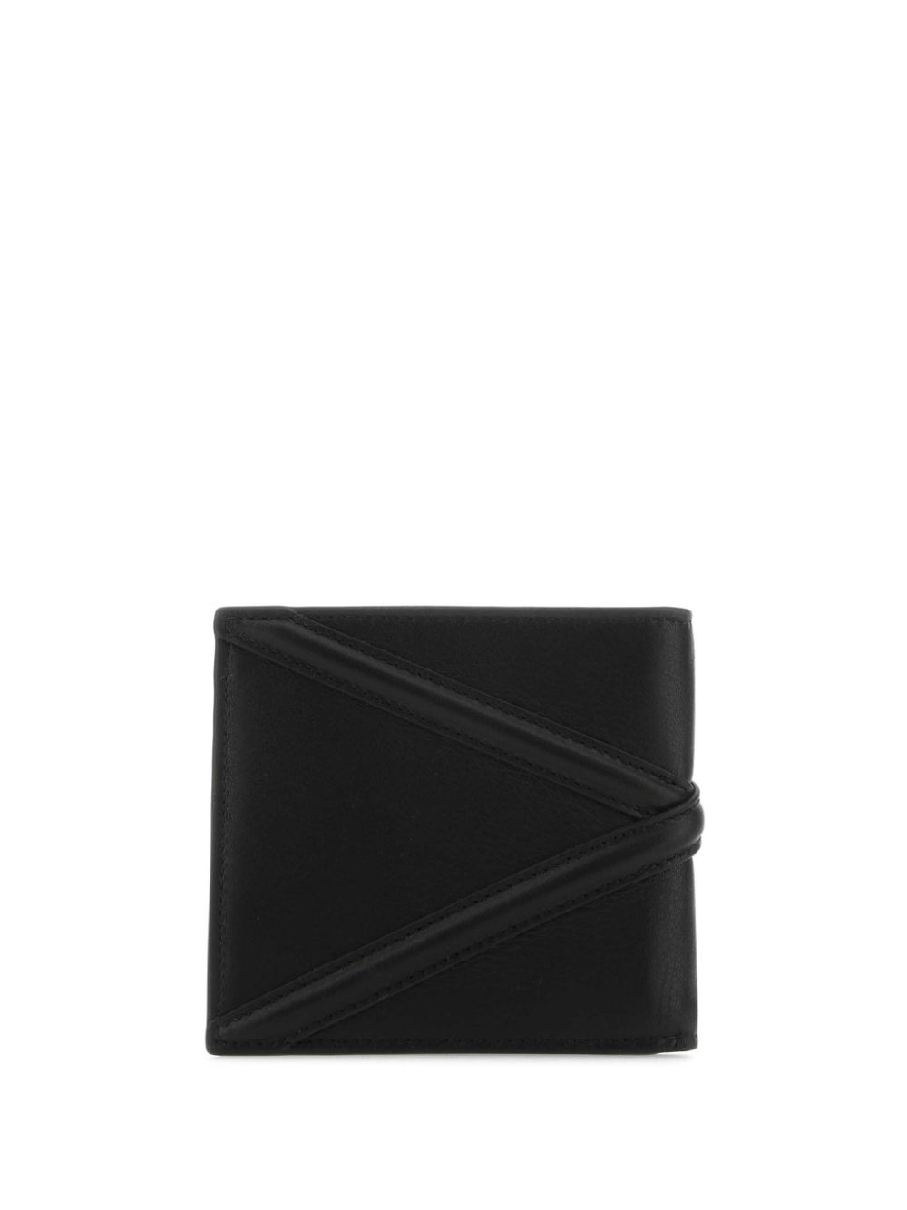 logo-plaque leather wallet - 2