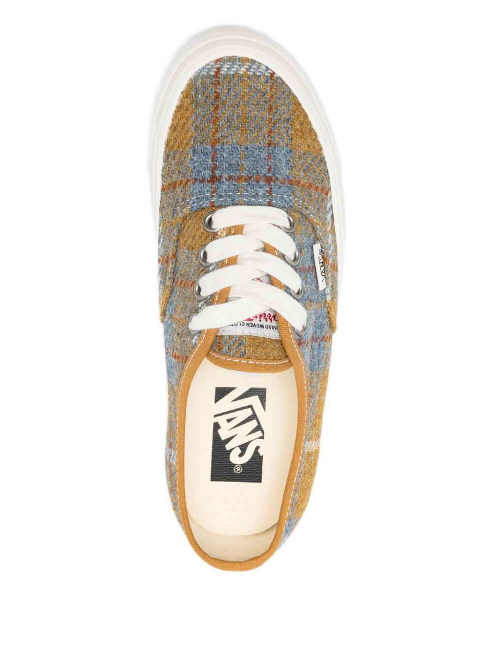 plaid tweed sneakers - 4