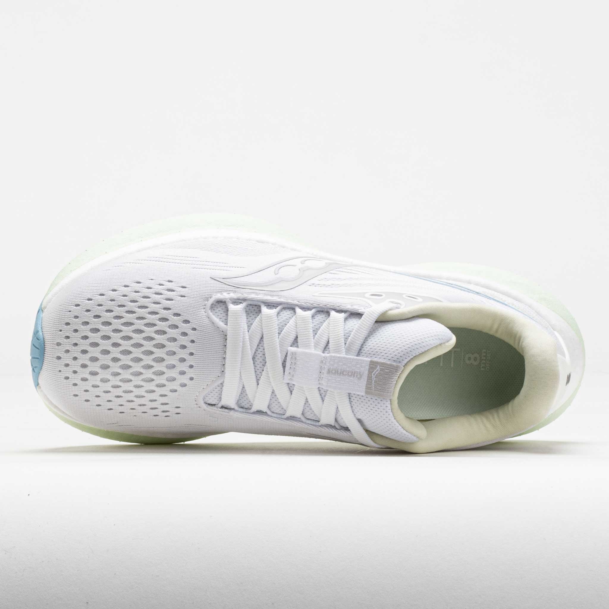Saucony Ride 18 Women's White/Lettuce - 3