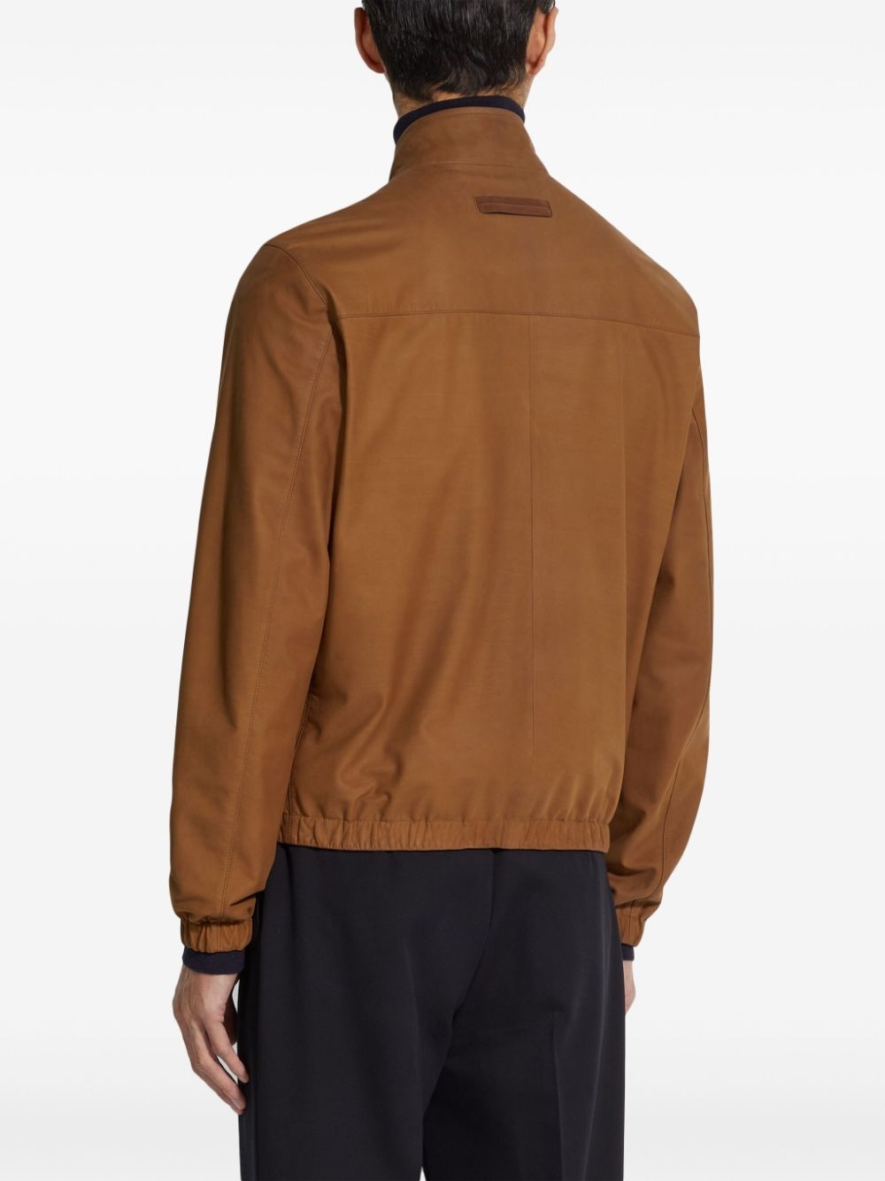 reversible suede jacket - 4