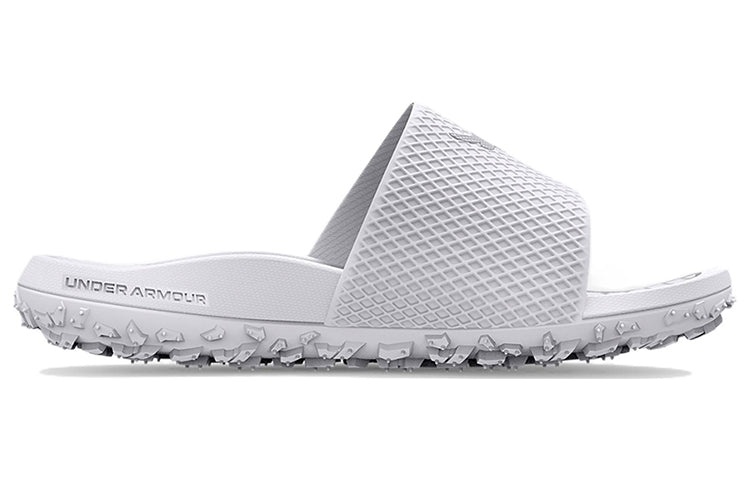 Under Armour Project Rock Slide 'White Halo Grey' 3025237-101 - 2