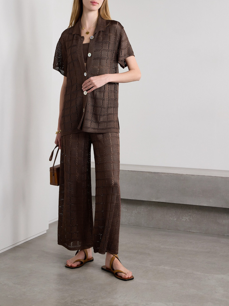 CALLE DEL MAR Open-knit Shirt outlook