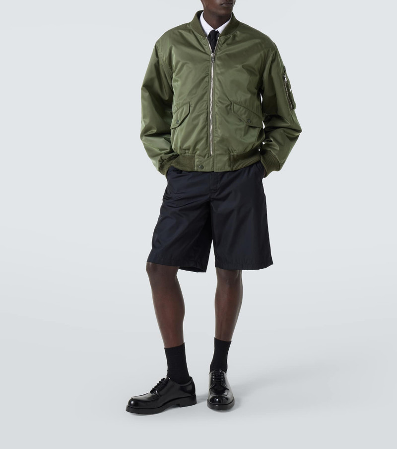 Prada Logo bomber jacket outlook