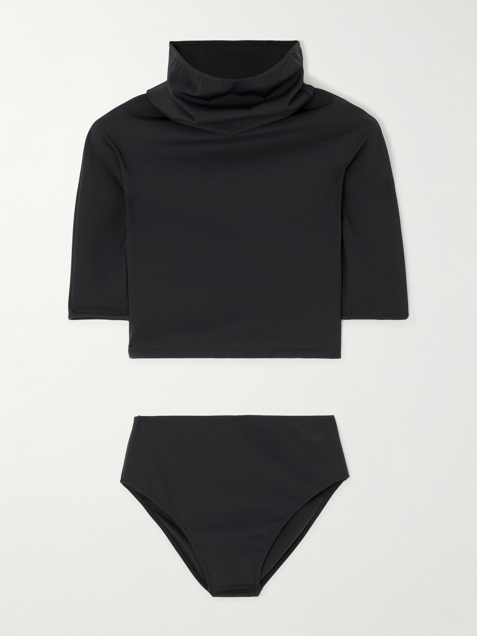 Hooded trikini Black - 1