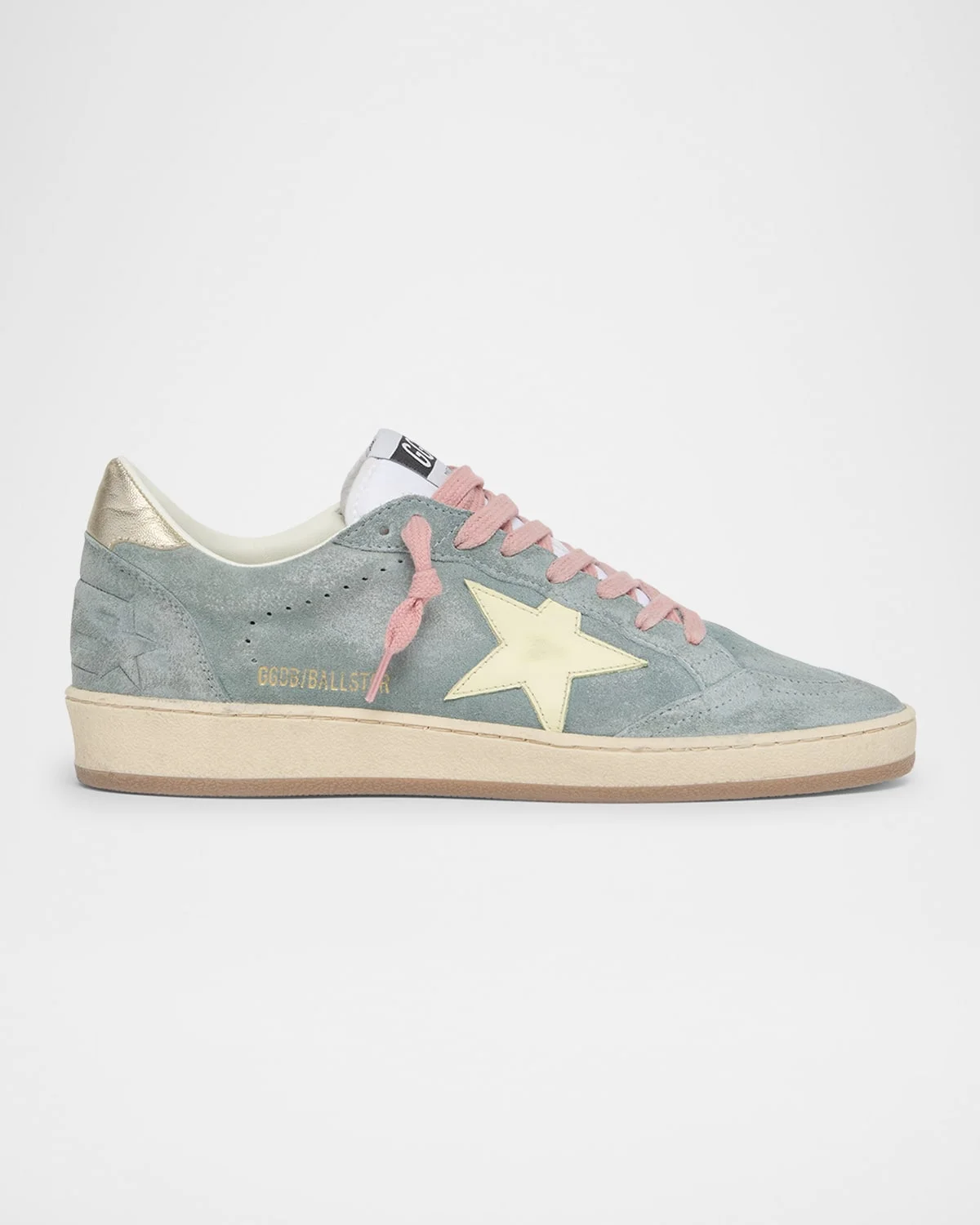 Ballstar Suede Metallic Low-Top Sneakers - 1