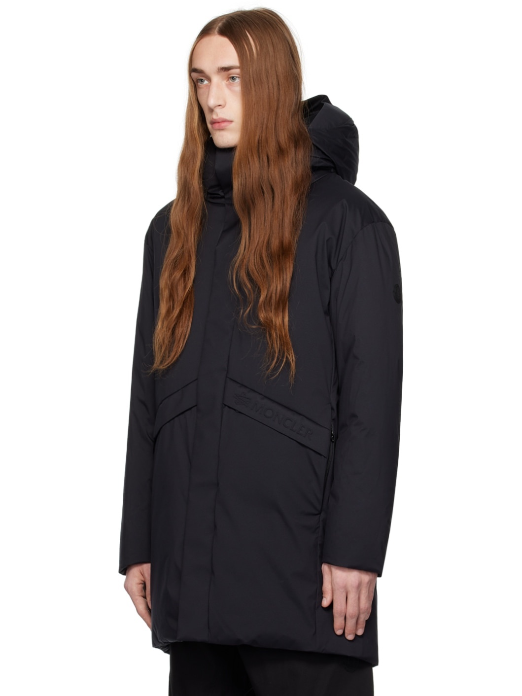 Black Aberden Down Coat - 4