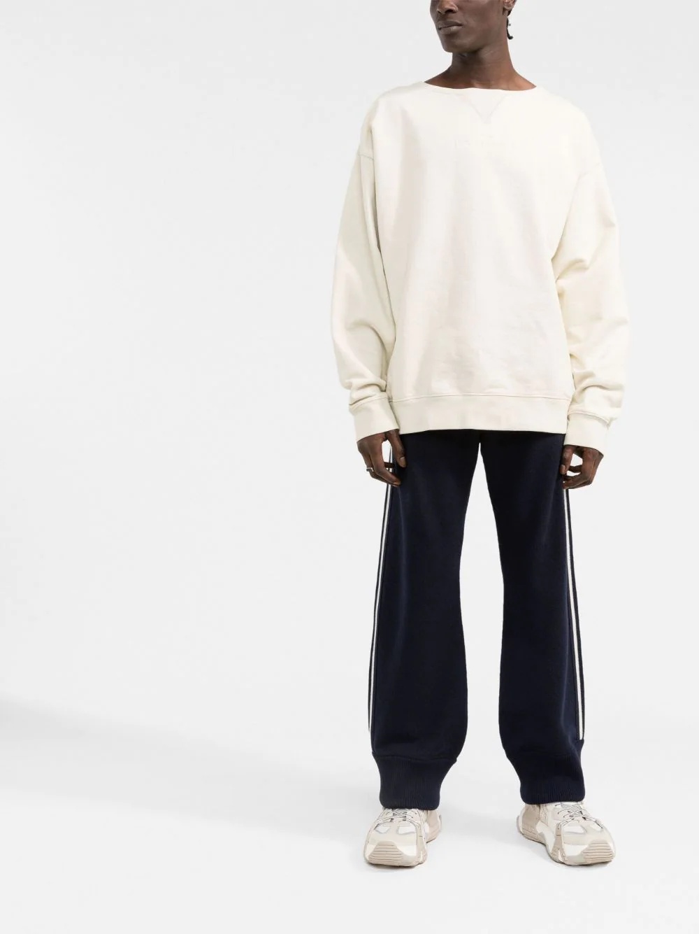 crew-neck oversized sweatshirt - 2