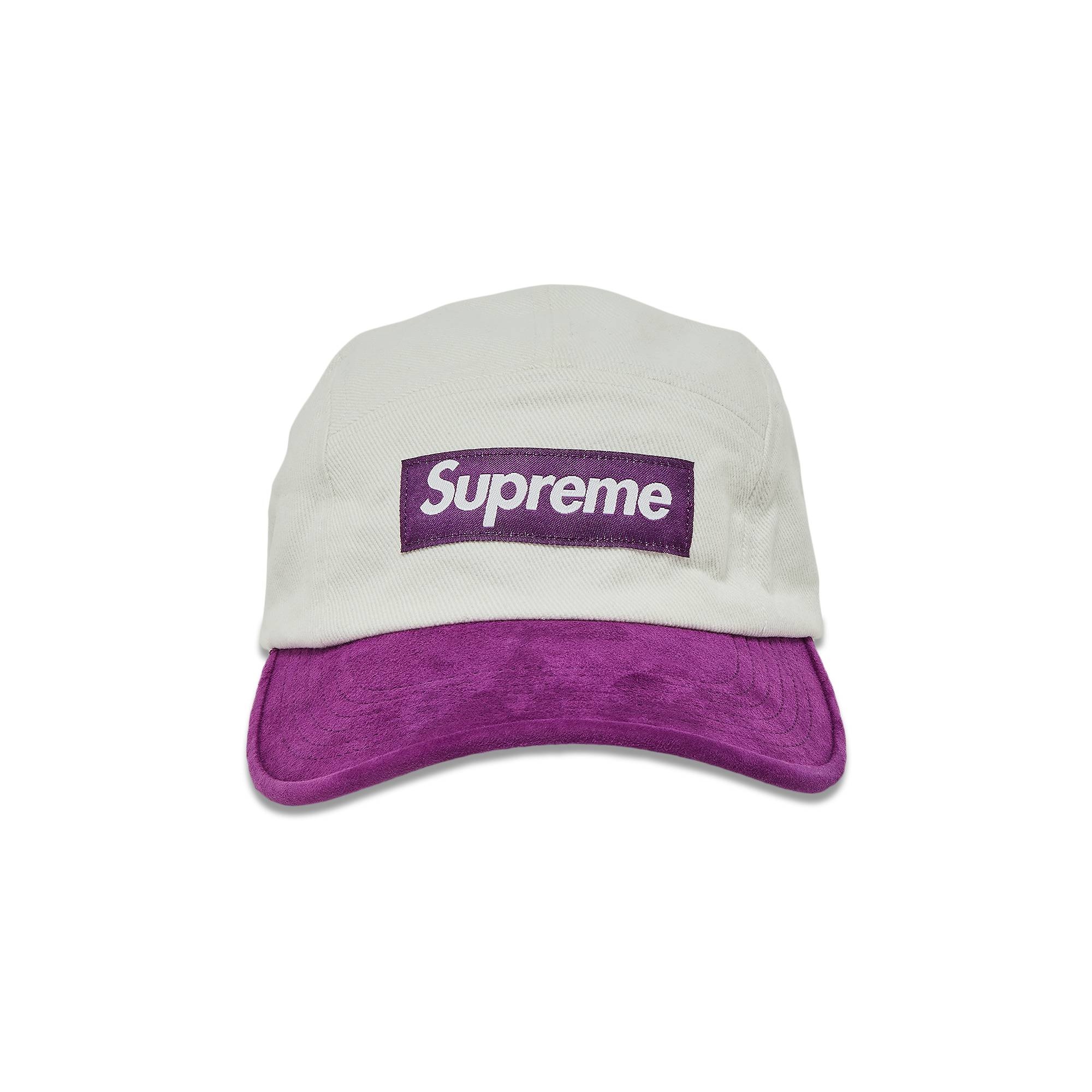 Supreme Suede Visor Camp Cap 'Natural' - 1