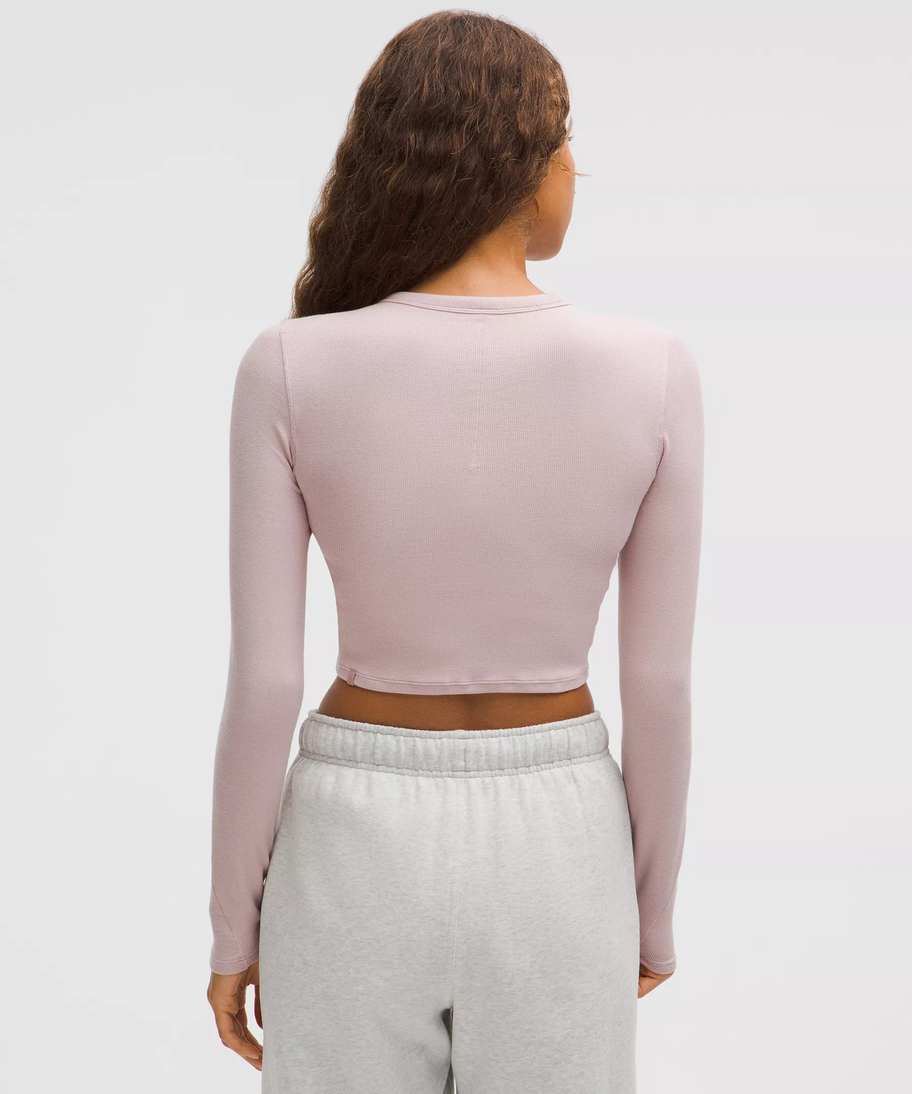 Hold Tight Straight-Hem Cropped Long-Sleeve Shirt - 3