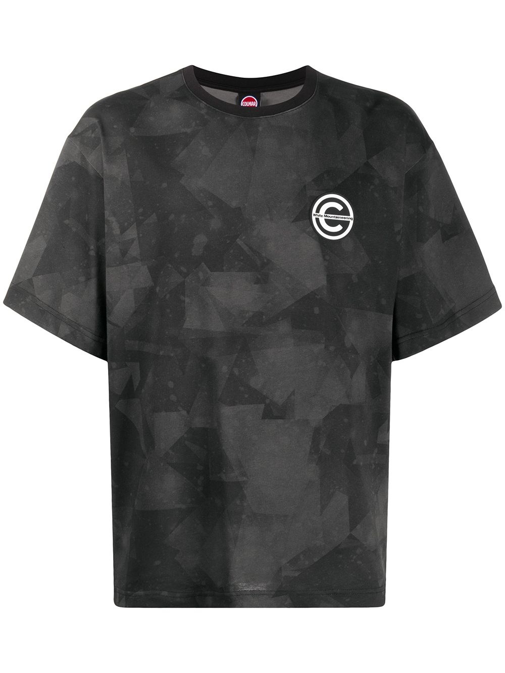 logo camouflage print T-shirt - 1