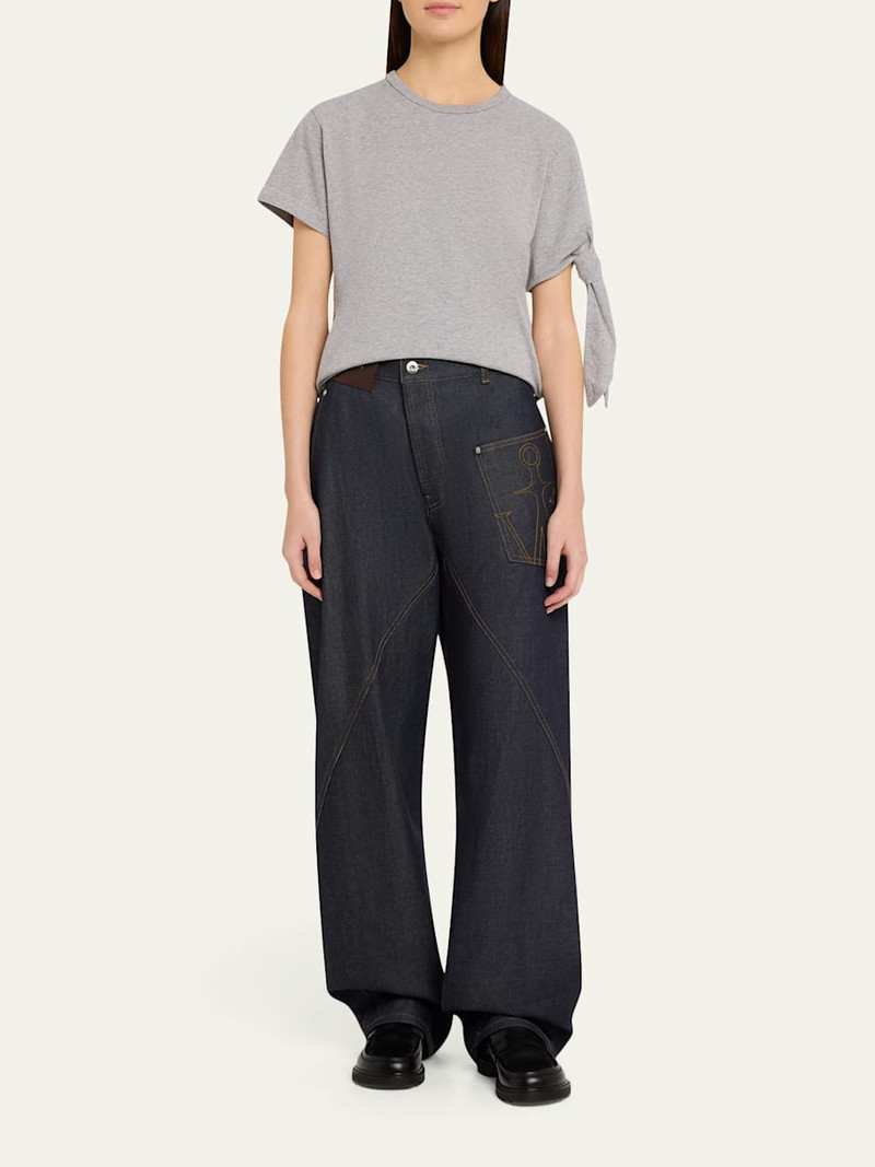 JW Anderson Twisted Straight-Leg Workwear Jeans outlook