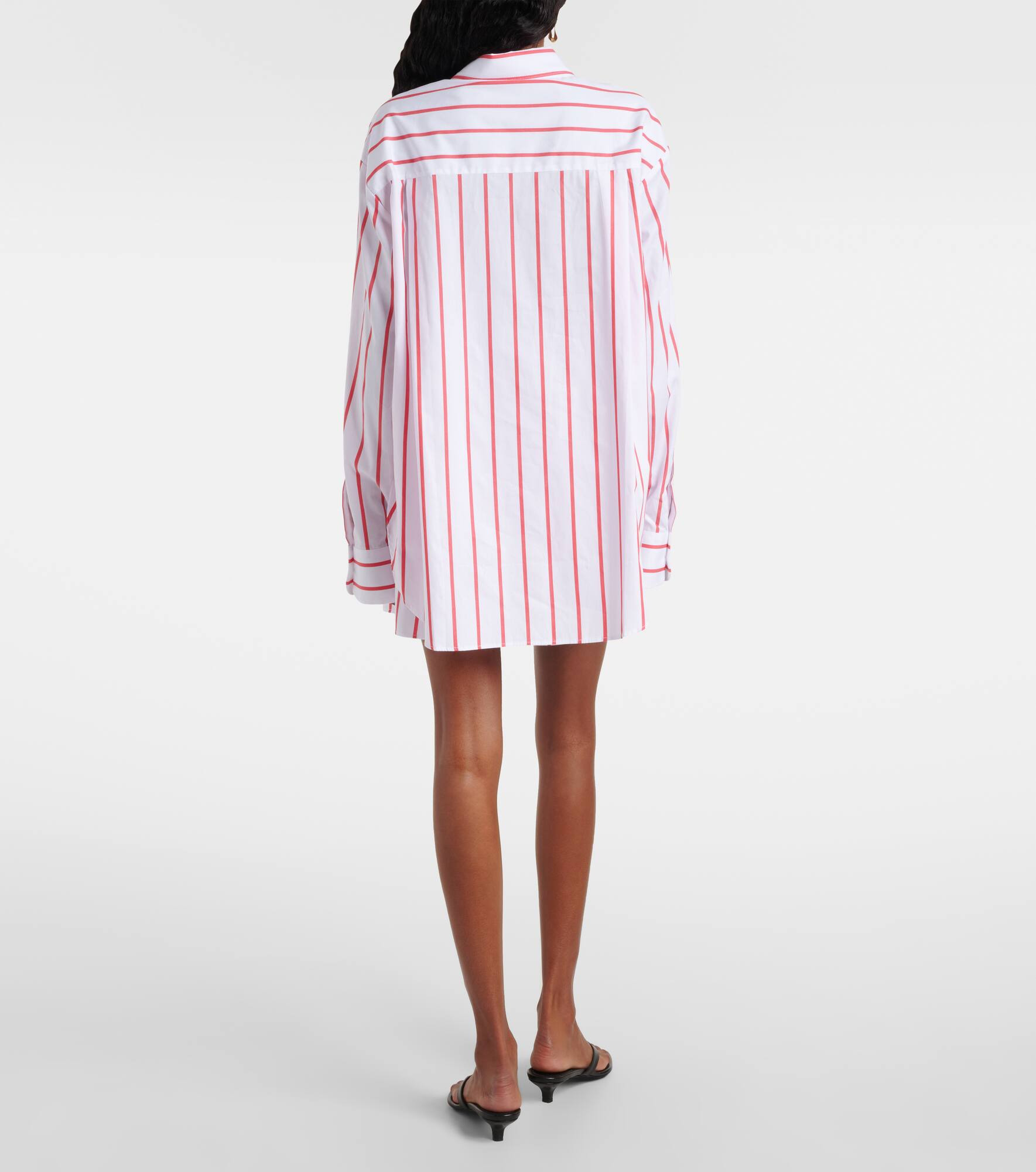 Lui striped cotton poplin shirt - 3