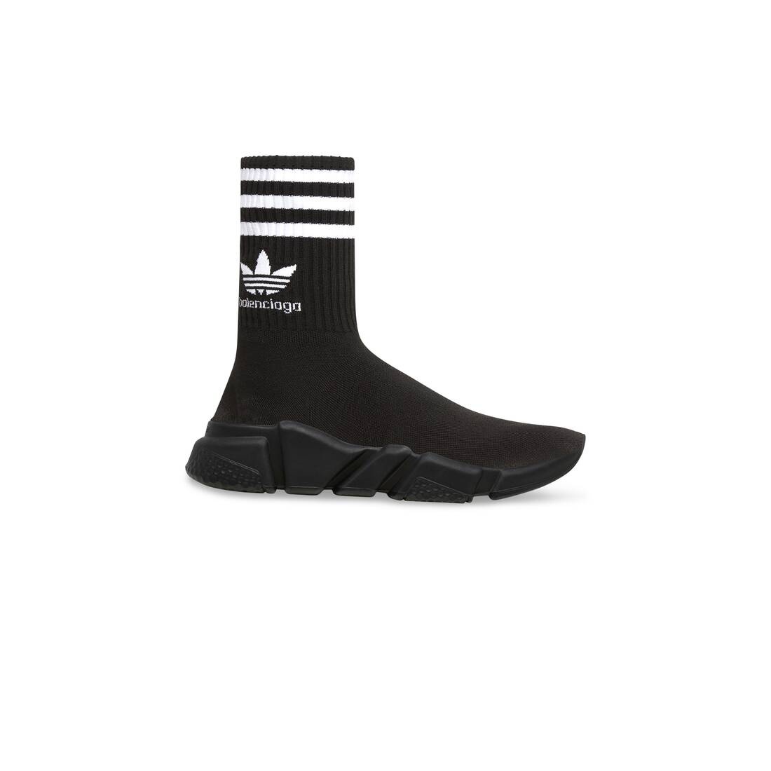 Women's Balenciaga / Adidas Speed Sneaker in Black - 2