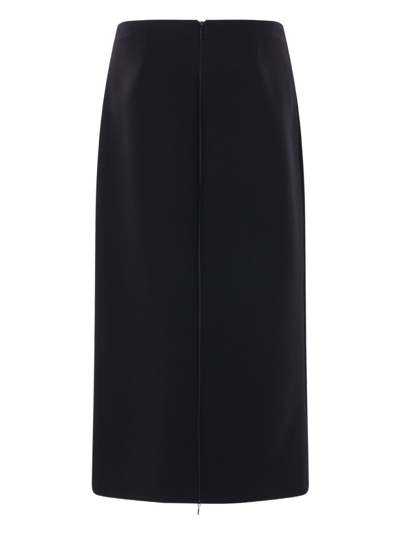 The Row wool midi skirt outlook