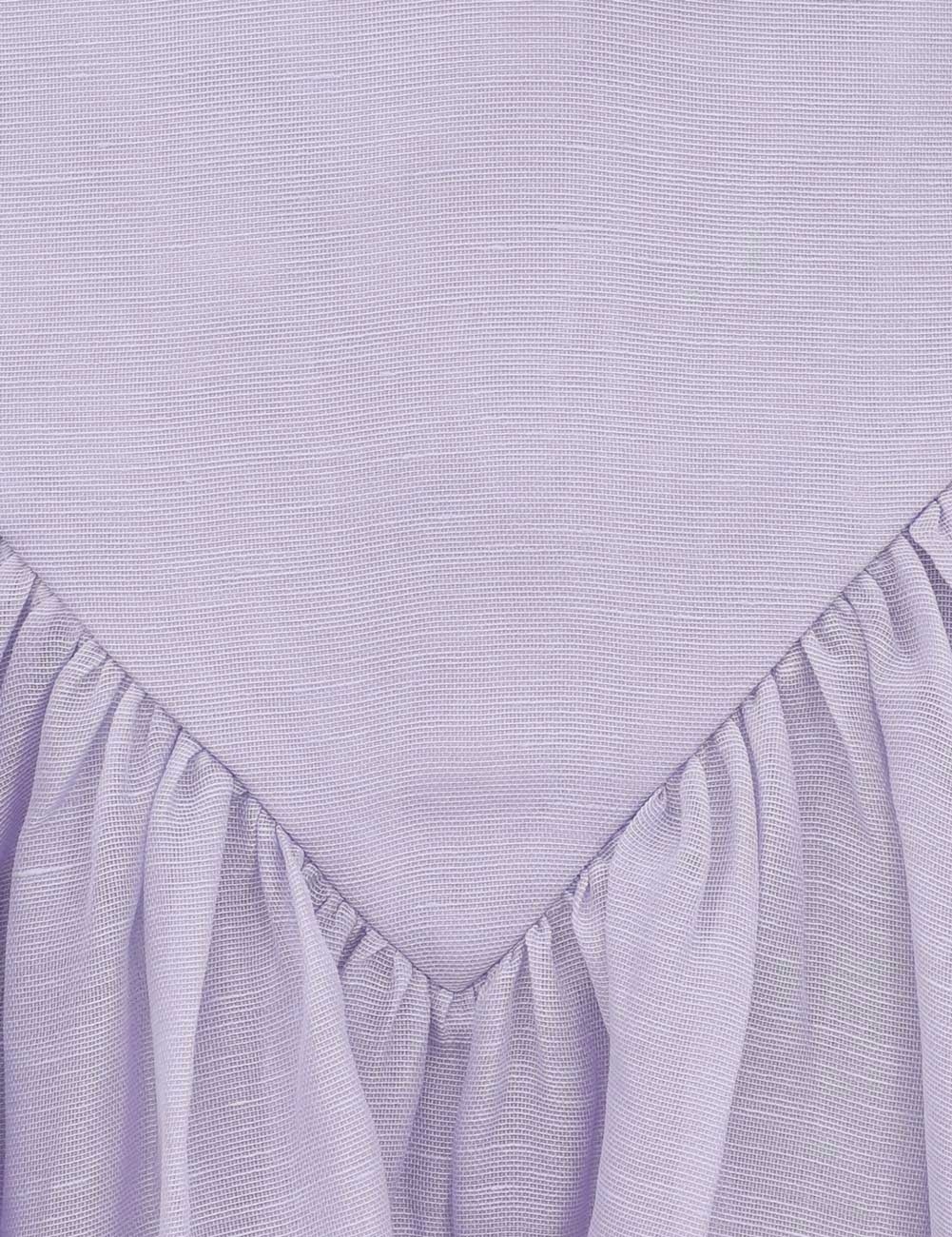 CRUSH LACE TRIM SKIRT - 6