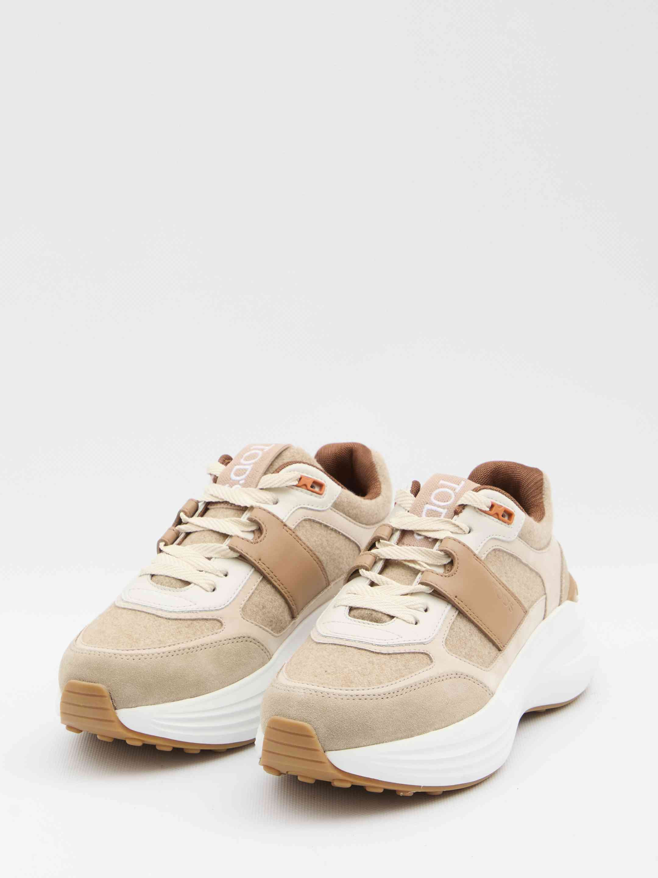Tod's Women Sneakers In Fabric And Suede Leather - 2