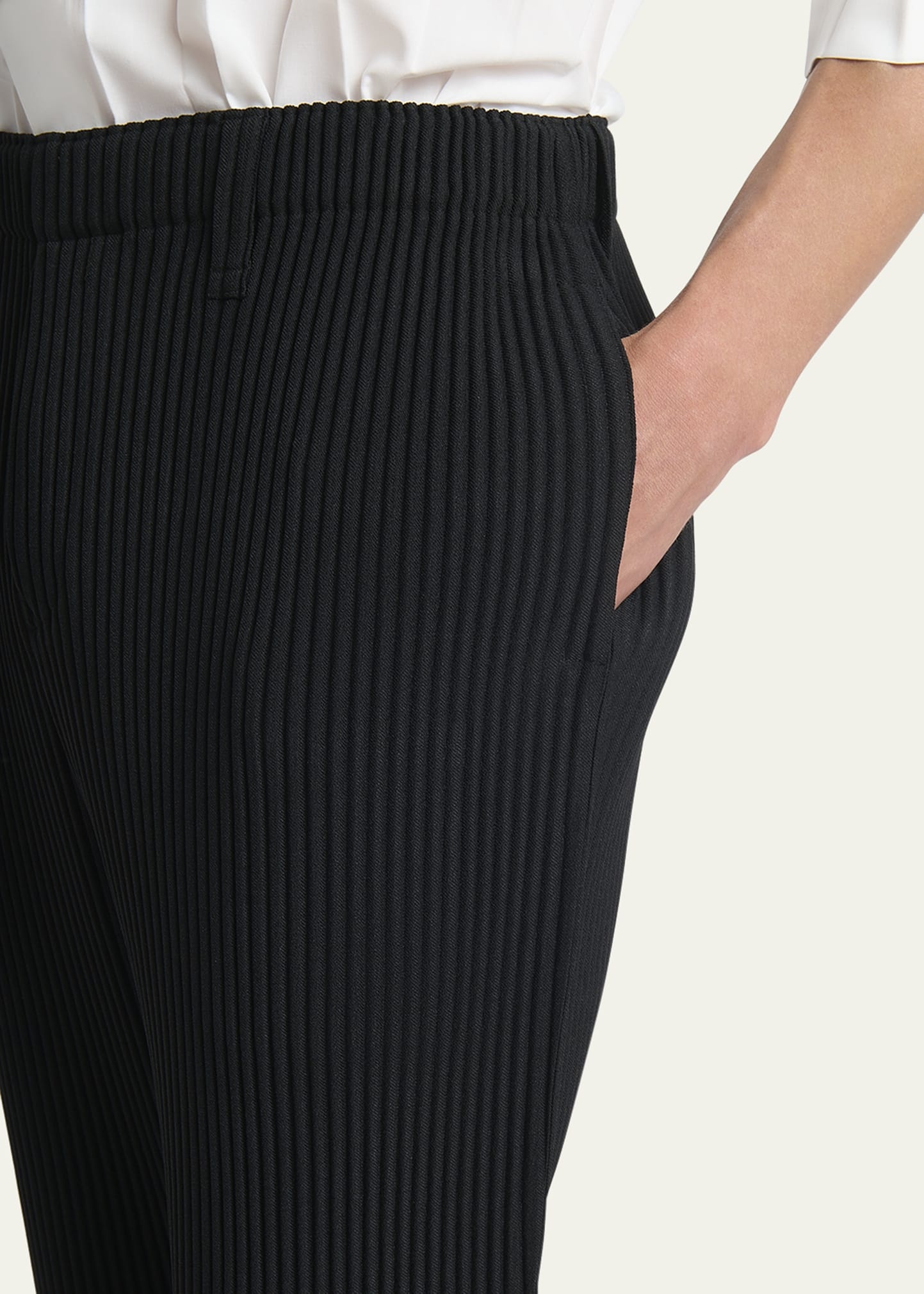 Men's Pleated Pull-On Pants - 5