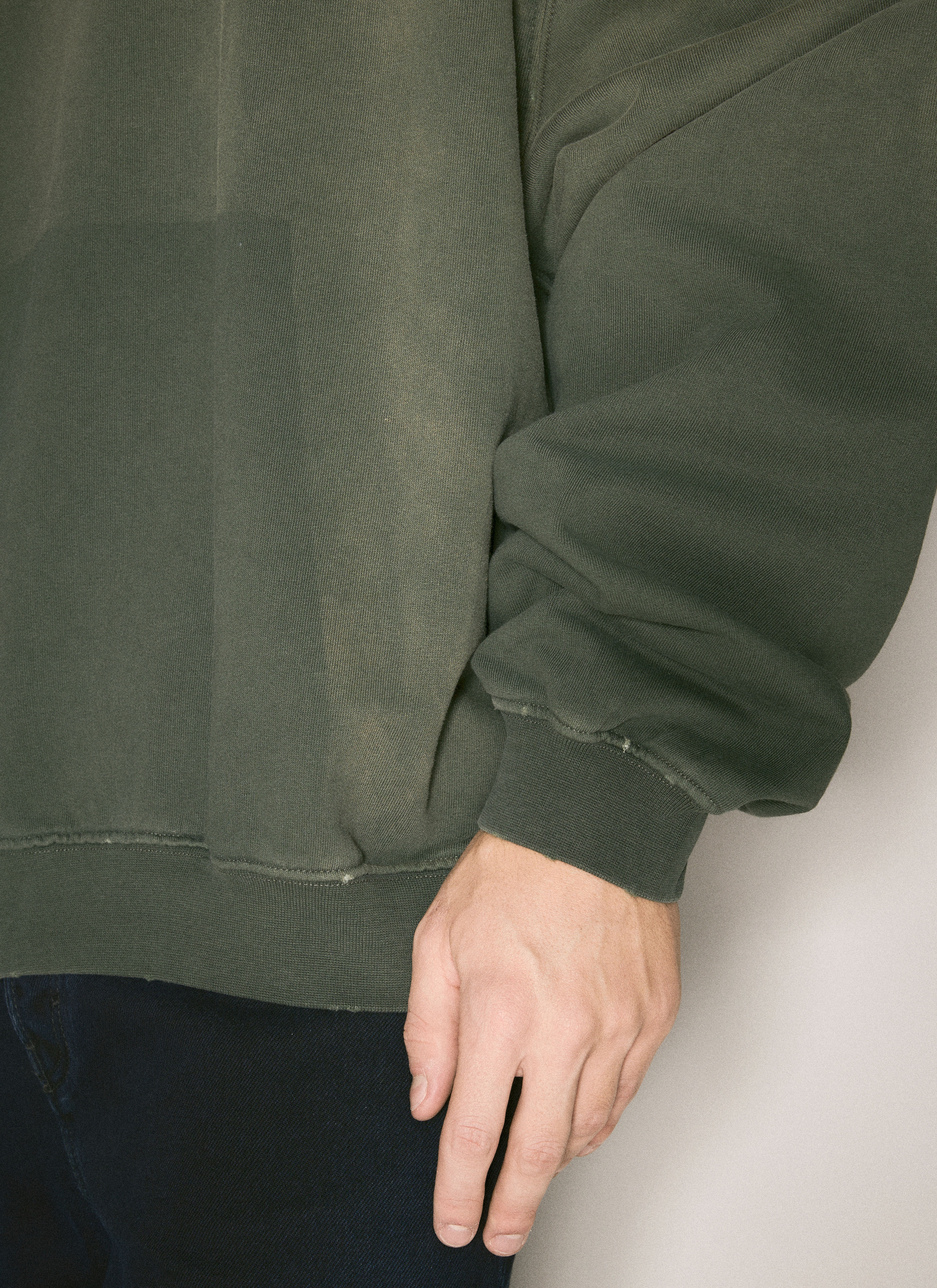 Spliced Bubble Hooded Sweatshirt - 3
