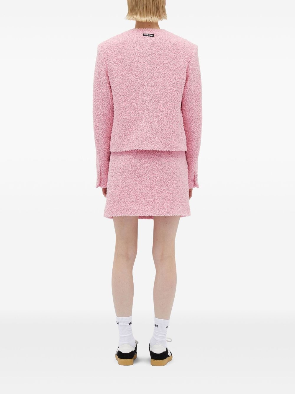 textured-knit jacket - 4