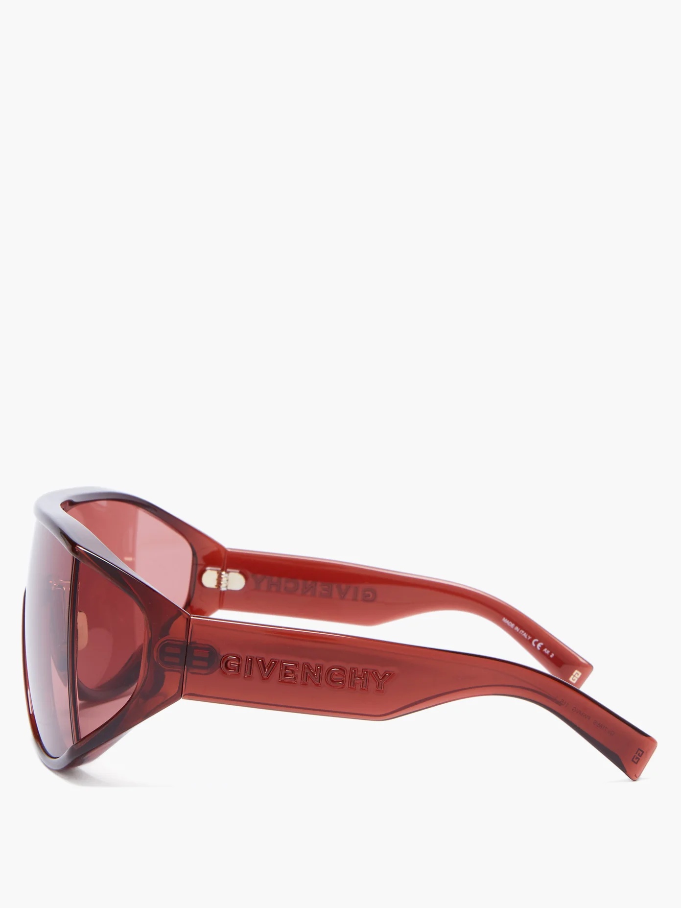 Shield acetate sunglasses - 3