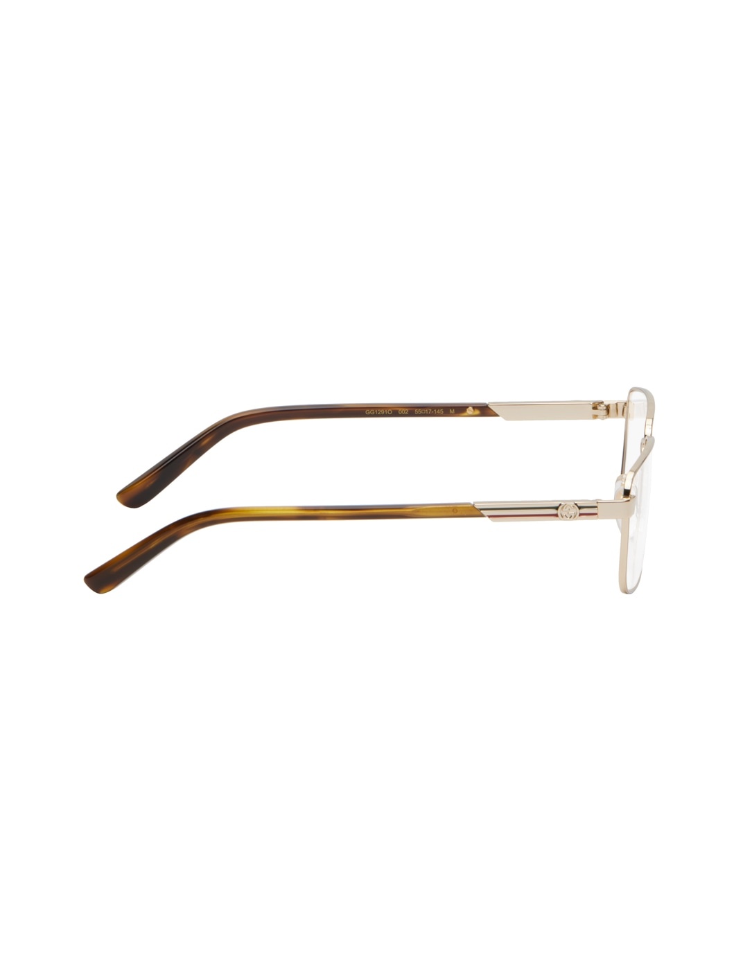 Gold Rectangular Glasses - 2